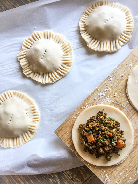 ground beef filled hand pies
