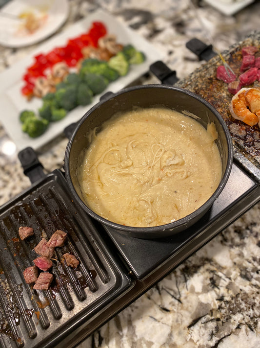 jamaican jerk cheese fondue