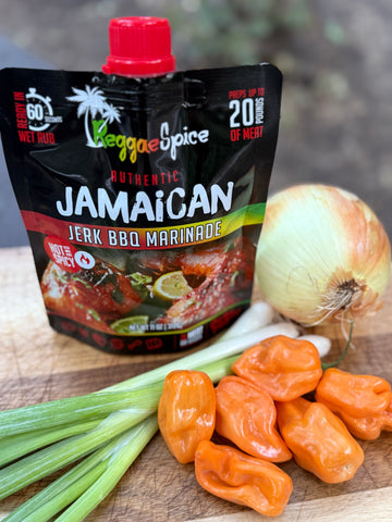 Jamaican Jerk BBQ Marinade - Hot and Spicy - Reggaespice