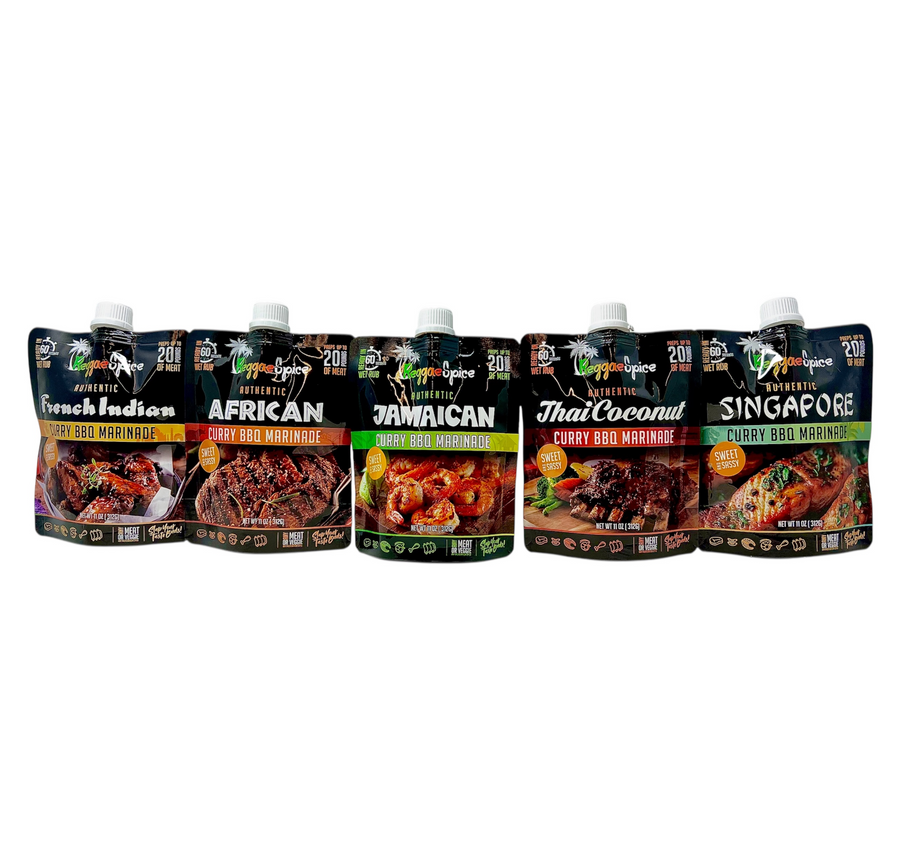 Curry BBQ Marinade Seasoning Pack - Reggaespice