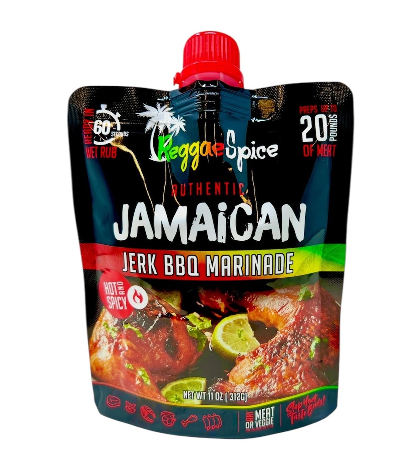 Jamaican Jerk BBQ Marinade - Hot and Spicy - Reggaespice