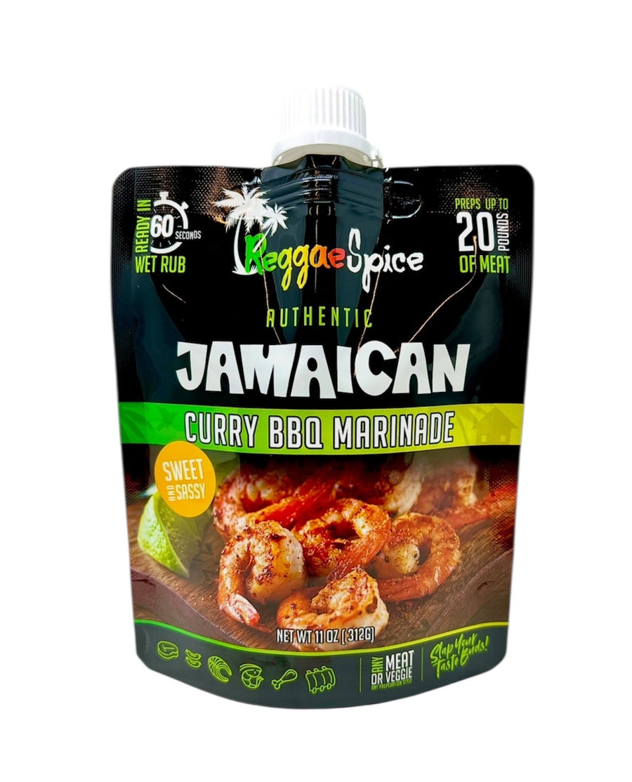 Jamaican Curry BBQ Marinade - Sweet and Sassy - Reggaespice