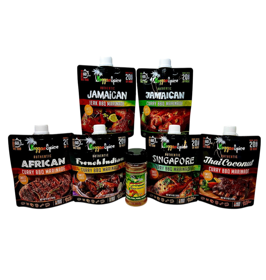 The World Tour BBQ Marinade Seasoning Pack - Reggaespice