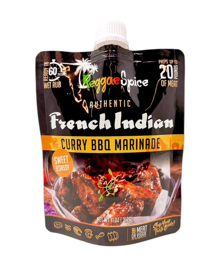 French Indian Curry BBQ Marinade - Sweet and Sassy - Reggaespice